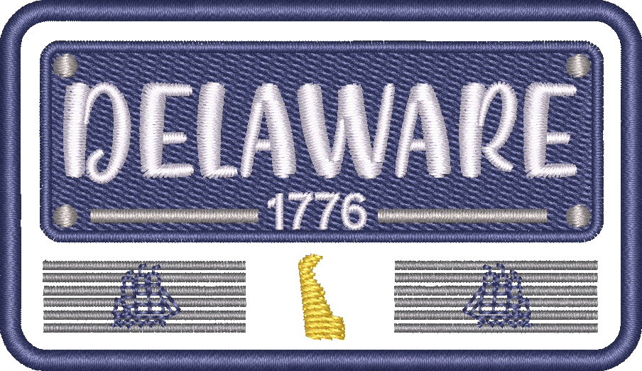 DE State Plate