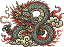 Dragon Tattoo — embroidery design preview