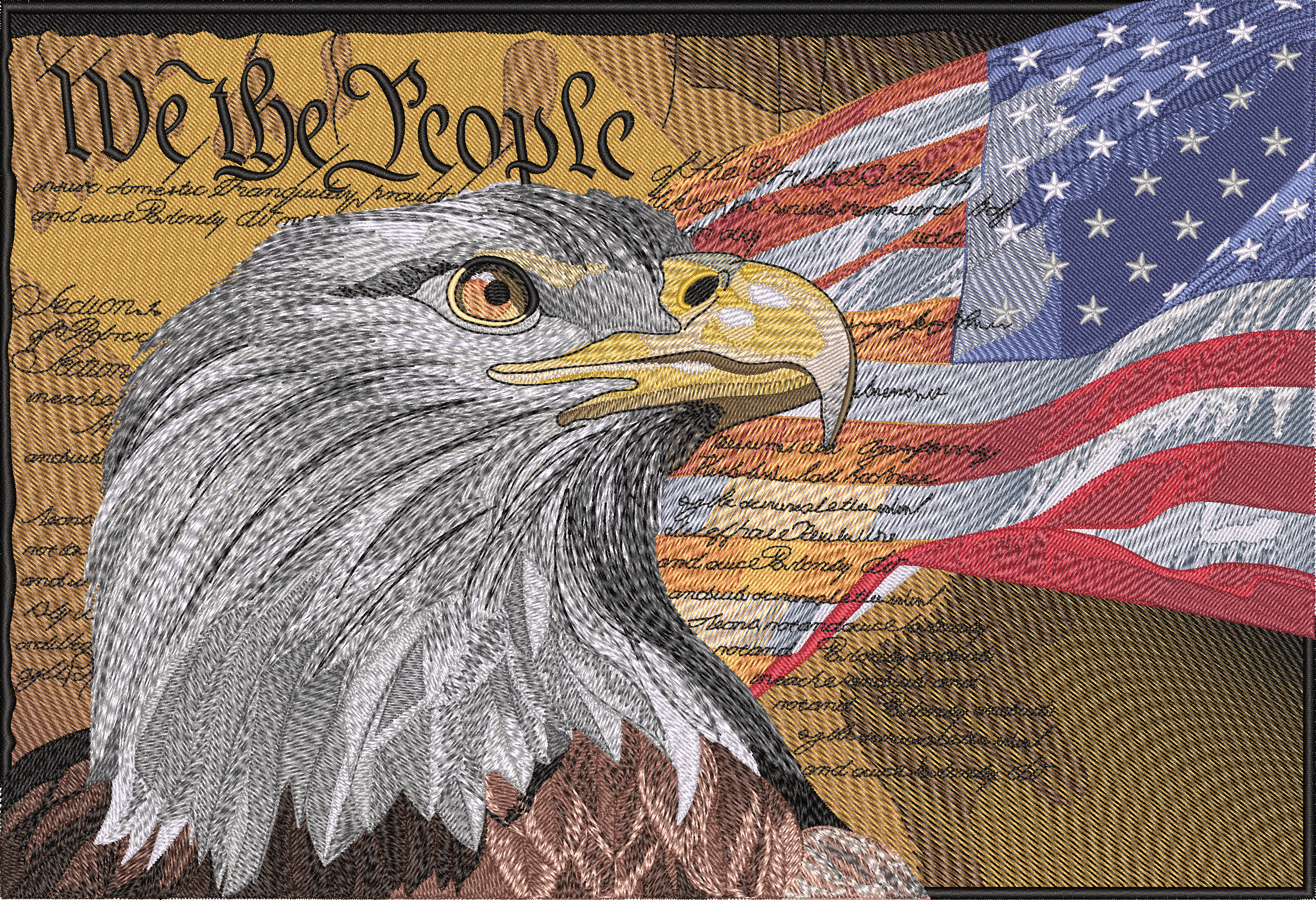 FLAG BALD Eagle