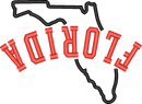 Florida State Upside Down — embroidery design preview