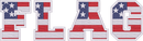 Flag Font 1 alphabet preview