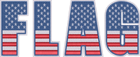 Flag Font 2 alphabet preview