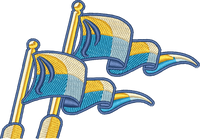 Flags Waving