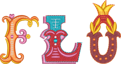 Floral Font 1