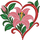 Flower Heart Lily