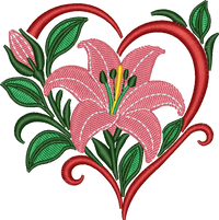 Flower Heart Lily