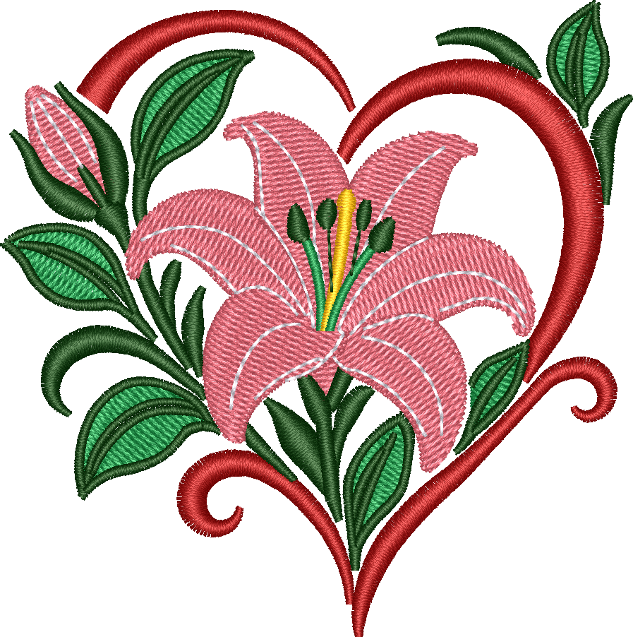 Flower Heart Lily
