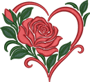Flower Heart Rose
