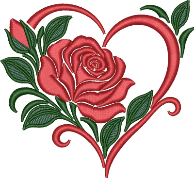 Flower Heart Rose