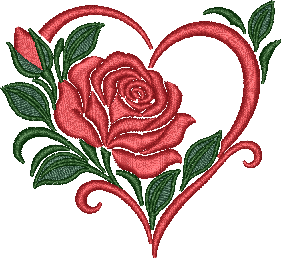 Flower Heart Rose