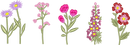 Flowers1 Full Front embroidery design preview