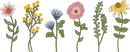 Flowers4 Full Front embroidery design preview
