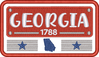 GA State Plate