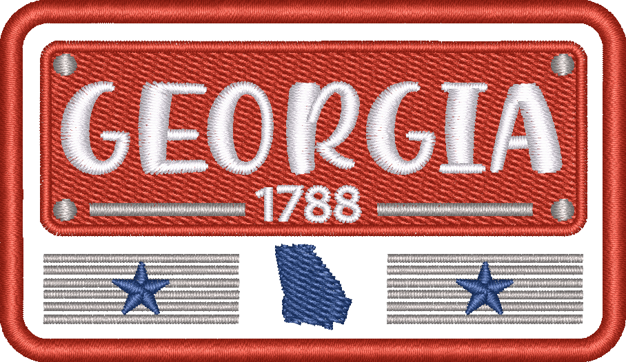 GA State Plate