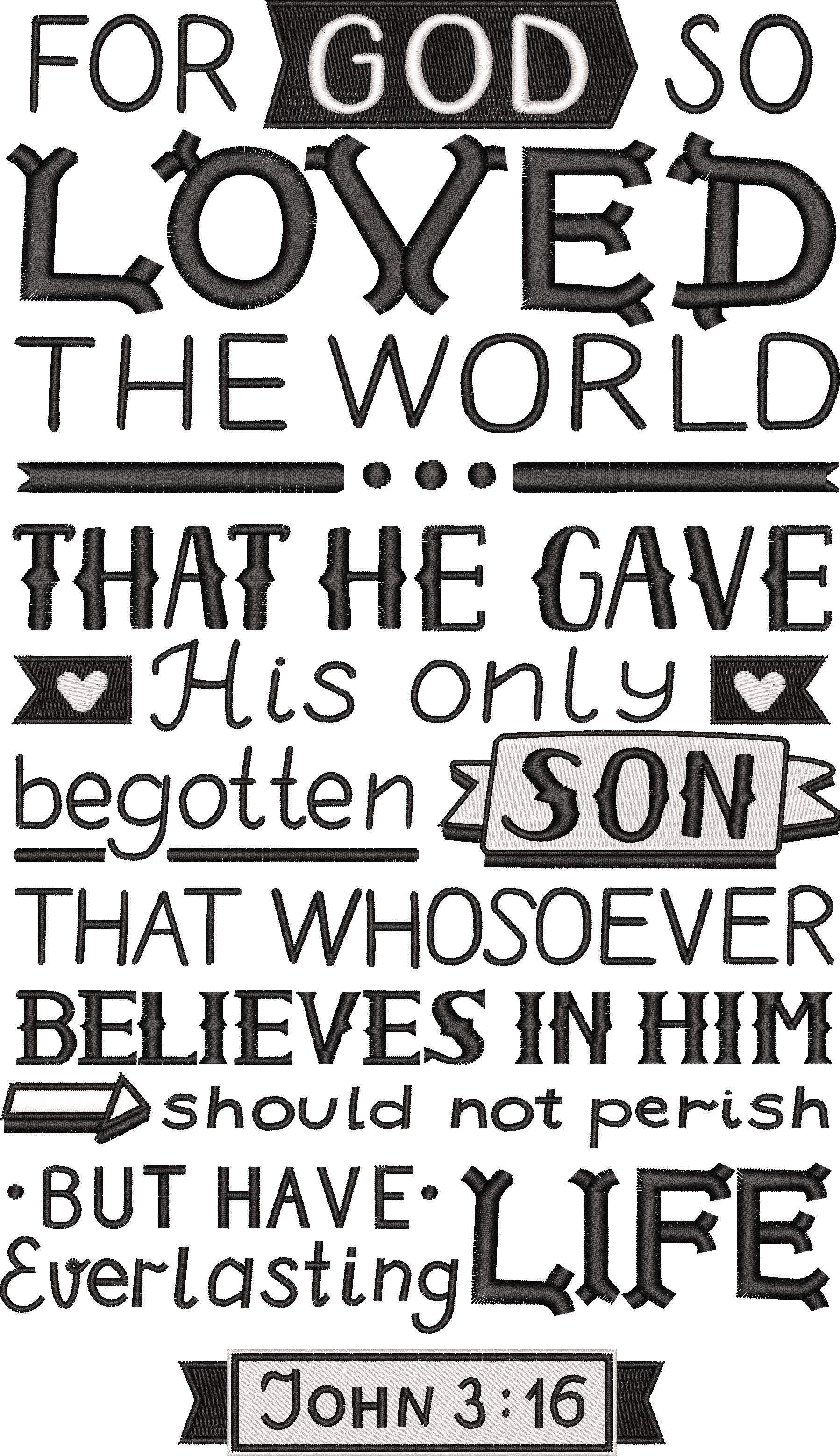 GOD SO LOVED