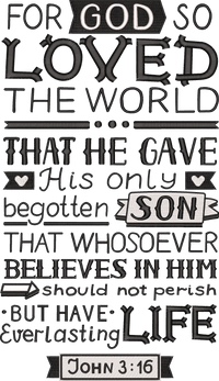 GOD SO LOVED