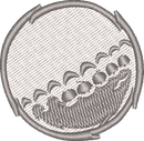 Golfball embroidery design