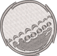 Golfball embroidery design