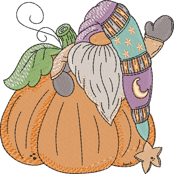 Gnome Pumpkin Wave