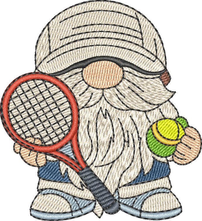 Gnome Sports Vintage Tennis