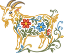 Goat Filled Flowers