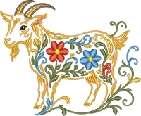 Goat Filled Flowers