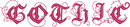 Gothic Font 2 alphabet preview