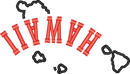 Hawaii State Upside Down — embroidery design preview