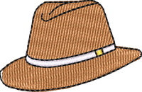 Hat 25 embroidery design