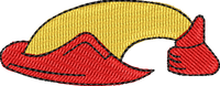 Hat 40 embroidery design