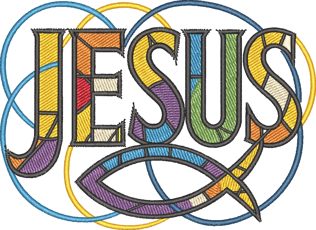 Jesus Fish Abstract
