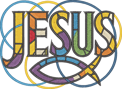 Jesus Fish Abstract