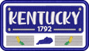 Kentucky State License Plate
