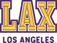 LAX Puff Cap — embroidery design preview