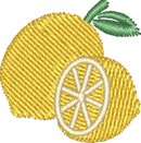 Lemon1 embroidery design preview