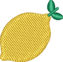 Lemon2 embroidery design preview