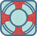 Life Saver Ring Square