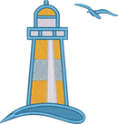 Lighthouse with Seagull