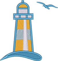 Lighthouse with Seagull
