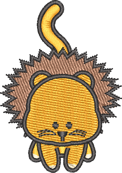 Cute Lion Cartoon
