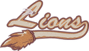Lions Mascot Tail — embroidery design preview