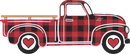 Buffalo Plaid Love Truck