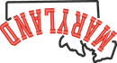 Maryland State Upside Down — embroidery design preview