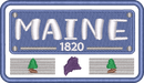 ME State Plate