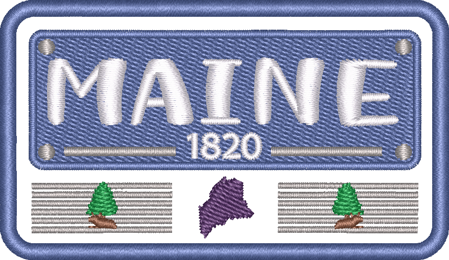 ME State Plate