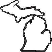 Michigan State Outline