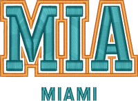 MIA Puff Cap — embroidery design preview