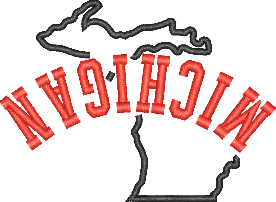 Michigan State Upside Down