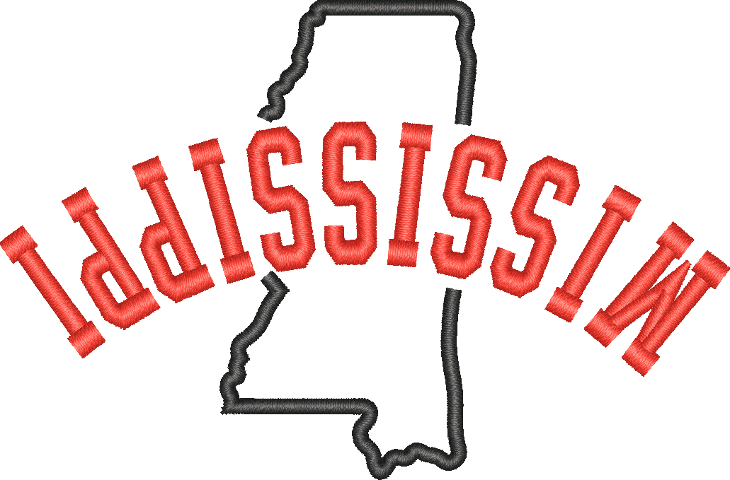 Mississippi State Upside Down
