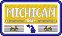 Michigan State Plate